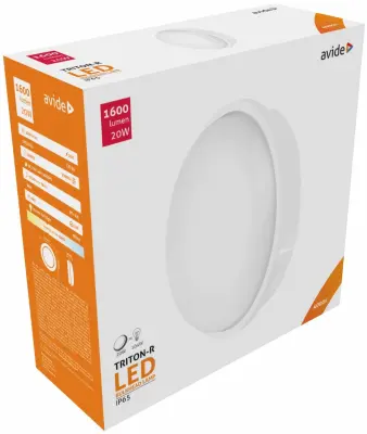 LED plafoniera Triton Bulkhead okrogla IP65 20W nevtralno bela 4000K