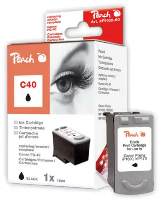 Črnilo Peach Canon PG-40 črna 23ml 313160