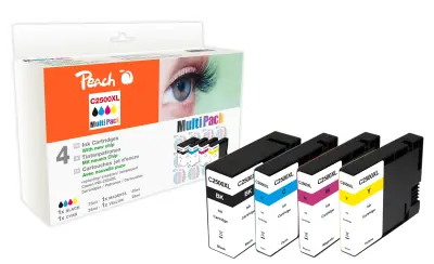 Črnilo Peach Canon  PGI-2500XL 1 x 76ml, 3 x25ml, komplet 4/1 319585