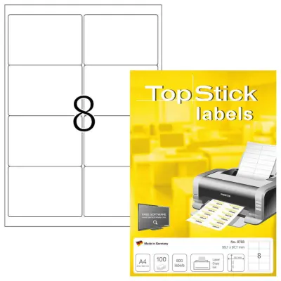 ETIKETE 99,1 x 67,7 mm 8758 UNIVERZALNE TOPSTICK HERMA 100/1