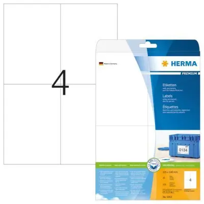 ETIKETE 105 x 148 mm 5063 SUPERPRINT HERMA  25/1
