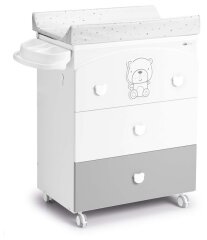 Previjalna miza  TEDDY grey