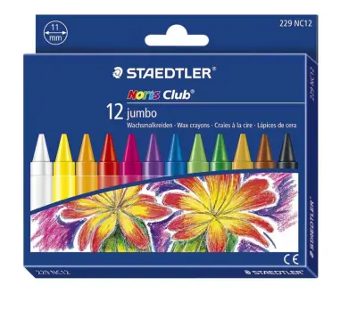 Voščenke Noris Club  jumbo 11mm 12/1 Staedtler 229 NC12