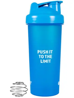 Pure2improve shaker "Push it to the Limit" blue