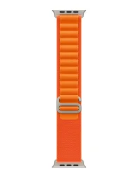 Apple Watch 49mm Band: Orange Alpine Loop - Large