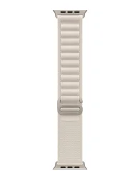 Apple Watch 49mm Band: Starlight Alpine Loop - Large