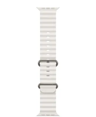 Apple Watch 49mm Band: White Ocean Band
