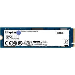 SSD Kingston M.2 PCIe NVMe 500GB NV2, 2280, 3500/2100 MB/s