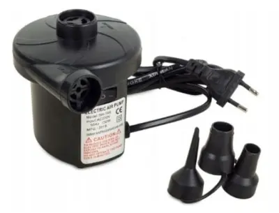 Električna tlačilka 230V / 12V z AC adapterjem in 3 nastavki