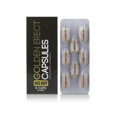 Kapsule za moške "Big Boy Golden Erect" - 8 kapsul (R92644)