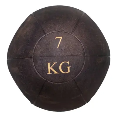 Medicinska žoga z dvema ročajema - crossfit core ball 7 kg