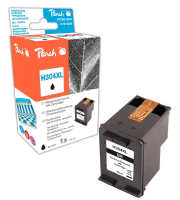 Črnilo Peach HP 304XL N9K08AE 11ml black z nivojem črnila 320039