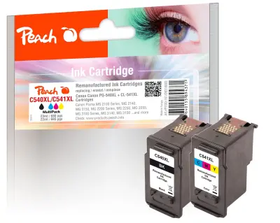 Črnilo Peach Canon PG-540XL/CL541XL 1x črna 23ml,  1 x color 22ml 2/1 komplet 316603