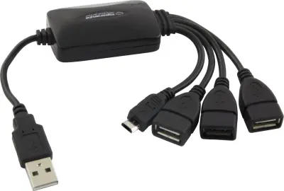 4 vratni USB 2.0 razdelilnik – priklopna postaja razdelilec