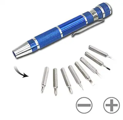 8v1 večnamenski magnetni ALU žepni izvijač