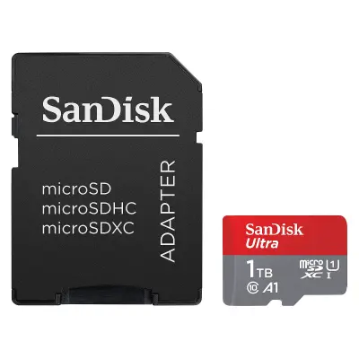 SANDISK Ultra microSDXC 1TB + adapter pomnilniška kartica