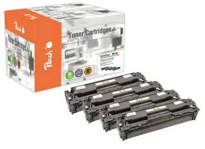 TONER PEACH HP CB540-543 KOMPLET , 1 x BK, 1 x C, M, Y 110849