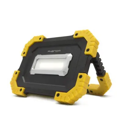 Akumulatorski USB COB LED reflektor 16W 1000 lm 2 x 2200mAh z USB polnilcem za telefon ali tablico