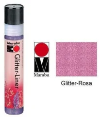 Barva v plastenki - Glitter liner 25ml roza 18030009533