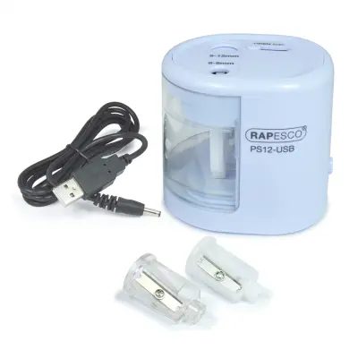 Šilček baterijski Rapesco  6-12mm USB PS12 svetlo moder 1447