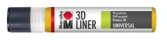 Barva v plastenki - 3D liner 25ml, srednje rumena 18030009621