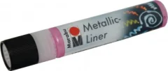 Barva v plastenki - metallic liner 25ml, roza 18030009733