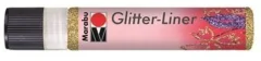 Barva v plastenki - Glitter liner 25ml zlata 18030009584