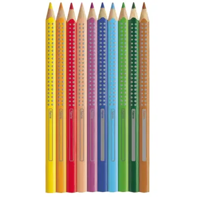 Barvice Grip jumbo + šilček  110912 12/1 Faber Castell
