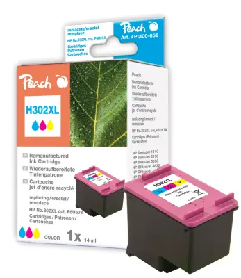Črnilo Peach HP 302XL F6U67A 14ml color 319605