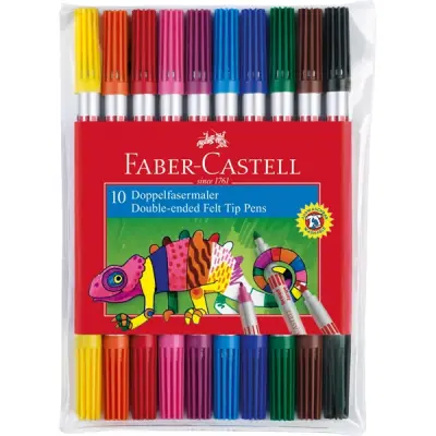 Flomastri obojestranski 10/1 151110  Faber Castell