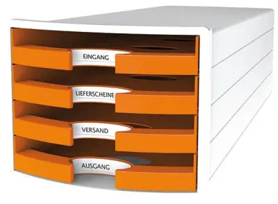HAN Predalnik IMPULS odprt oranžen belo ohišje