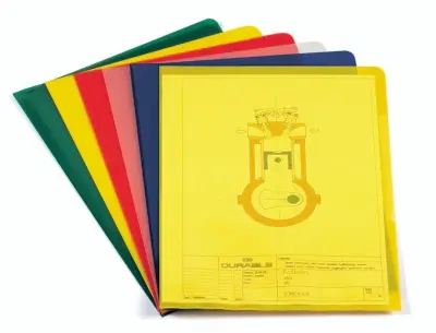 Durable L mapa (2337) prozorna, mat, PP 0,12mm, 100 kos