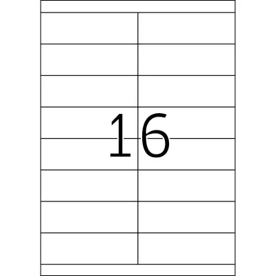 ETIKETE 105 x 33,8 mm 8732 UNIVERZALNE TOPSTICK, HERMA 100/1