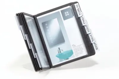 Durable Stojalo Vario namizno A5 (5506) z 10 mapami