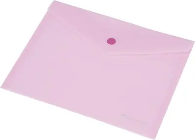 PantaPlast Mapa z gumbom Focus, A4, roza