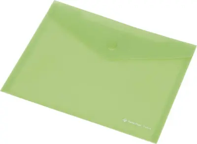 PantaPlast Mapa z gumbom Focus, A4, zelena