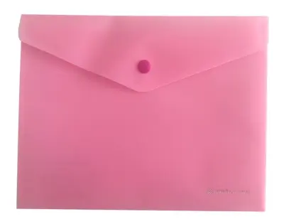 PantaPlast Mapa z gumbom Focus, A5, roza *****