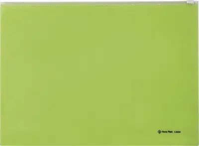 PantaPlast Mapa z zadrgo svetlo zelena A4