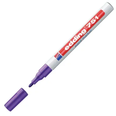 MARKER PAINT Z LAKOM VIJOLIČEN EDDING 751 1-2 mm