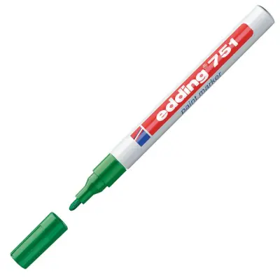 MARKER PAINT Z LAKOM ZELEN EDDING 751 1-2 mm