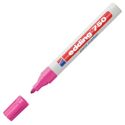 MARKER PAINT Z LAKOM ROZA EDDING 750 2-4 mm