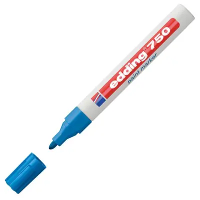MARKER PAINT Z LAKOM SV. MODER EDDING 750 2-4 mm