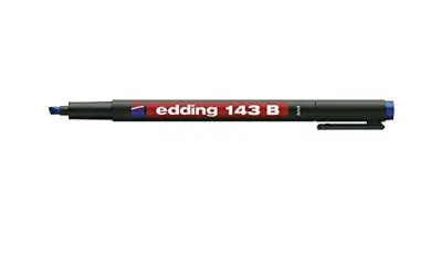 Marker OHP E-143 B moder 1-3 mm Edding