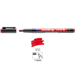 Marker OHP E-143 B rdeč 1-3 mm Edding