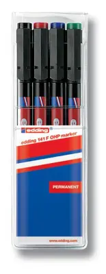 Edding OHP marker E-141, 0,6 mm, set 4