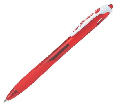 Pilot Kemični svinčnik REXGRIP BEGREEN, rdeč BRG-10F-BG-R 10 KOS