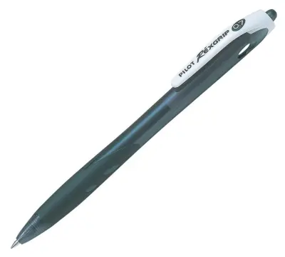 Pilot Kemični svinčnik REXGRIP BEGREEN, črn BRG-10F-BG-B 10 KOS