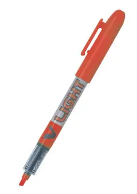 Pilot Označevalnik teksta V LIGHT, oranžen SW-VLL-O 12 KOS