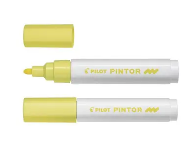 Pilot Marker Pintor  MEDIUM, Pastel rumen SW-PT-M-PY 6 KOS