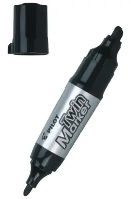 Pilot Marker TWIN JUMBO črn MFN-15FB-B 10 KOS